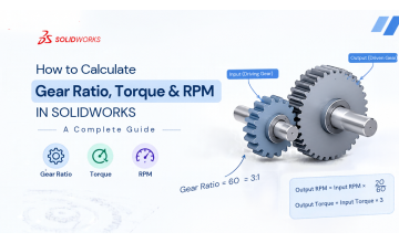 How to Calculate Gear Ratio, Torque, and RPM in SOLIDWORKS: A Complete Guide